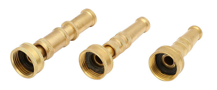 Kuningan Adjustable Twist Hose Spray Nozzle Set