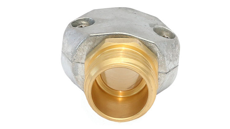 3/4 in. Kuningan/Zinc Threaded Male Clamp Coupling made in China